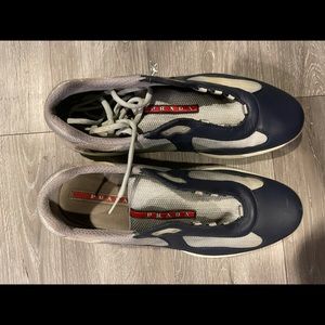 New America'S Cup Bike Fabric Sneakers